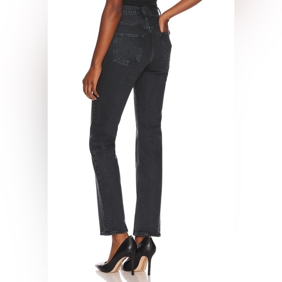 Agolde High Rise Vintage Bootcut Jean in Percolate Black - Picture 3 of 14